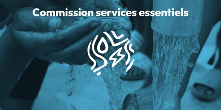 Commission services essentiels : Plaidoyer et formation 